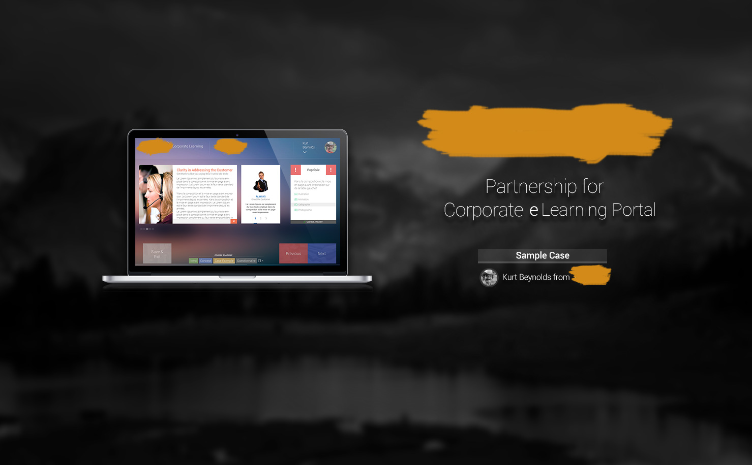 Corporate eLearning UI Showcase
